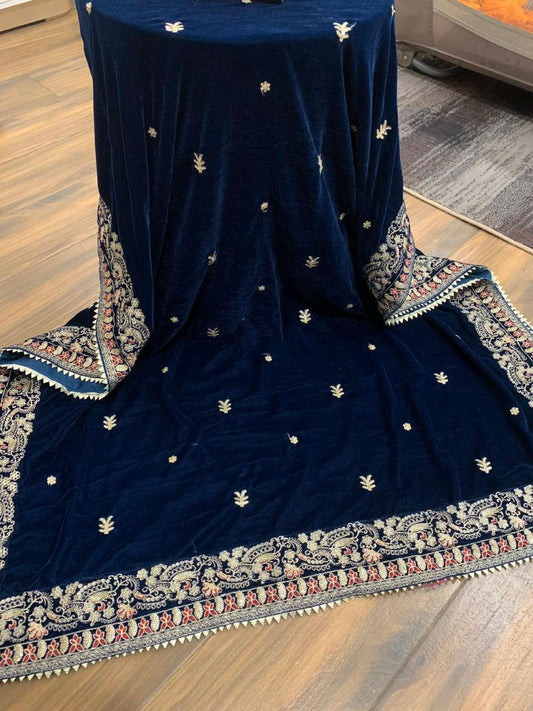 Velvet Embroidery Dress Winter| Embroidery Party Dress| Wedding Wear 2025| Velvet Fancy Dress