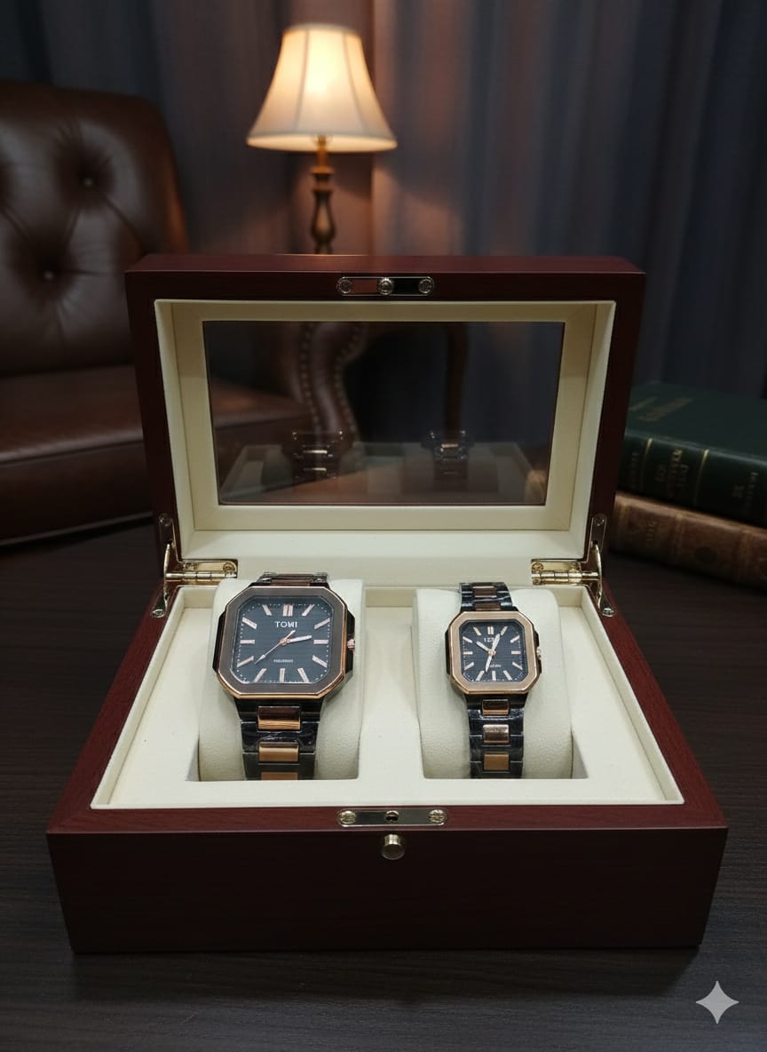 Beautiful Couple Watch| Couple Chain Watch| Couple Watch ⌚