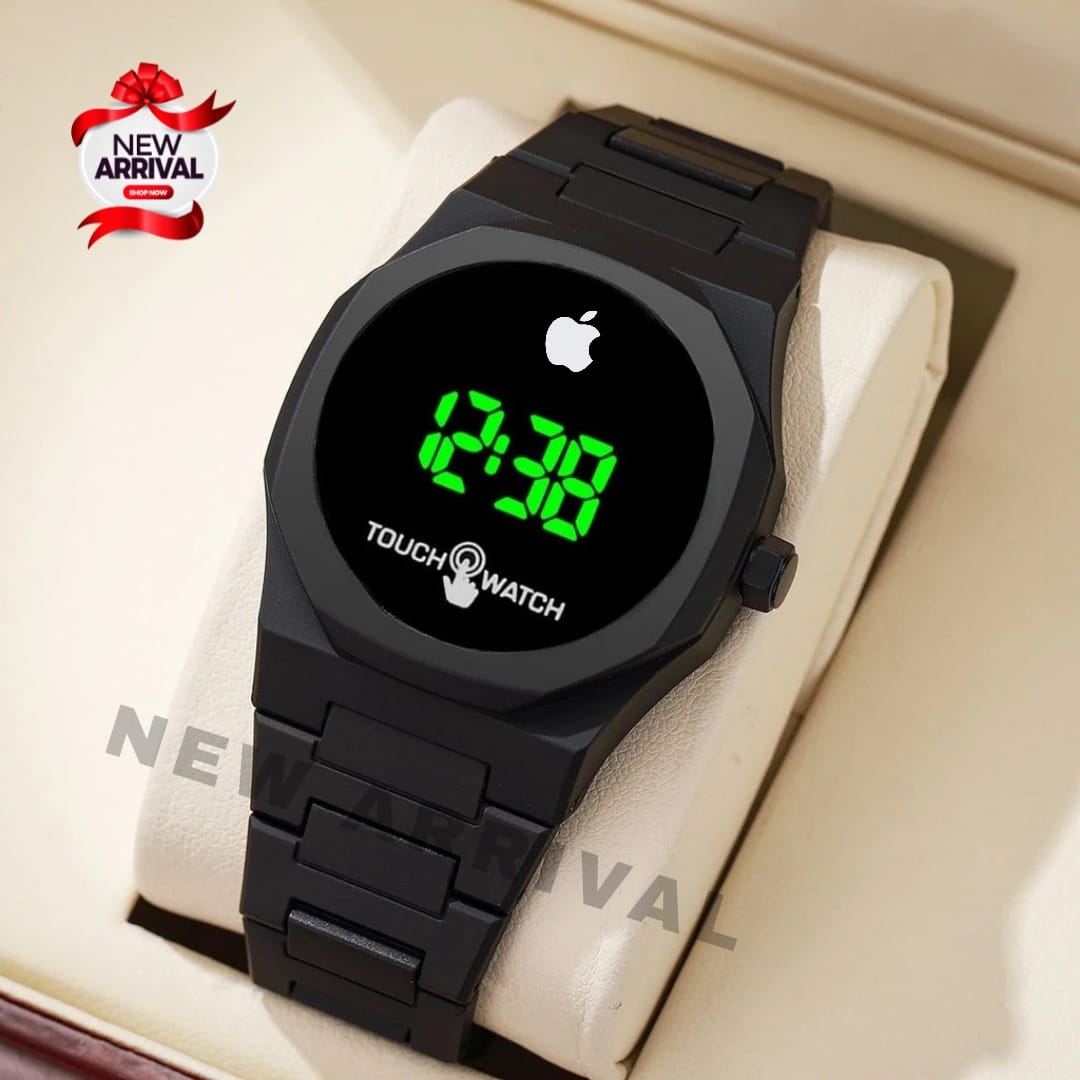 Aura Model LED Watch | Green LED Dial | Fiber Chain Watch | Digital Chain Watch β