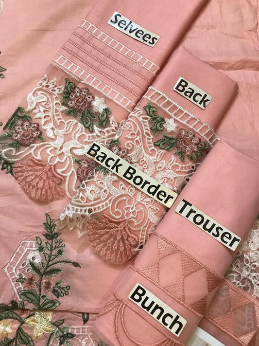 JADE Luxury Lawn Suit | Heavy Embroidered Lawn | Embroidery Lawn Dress