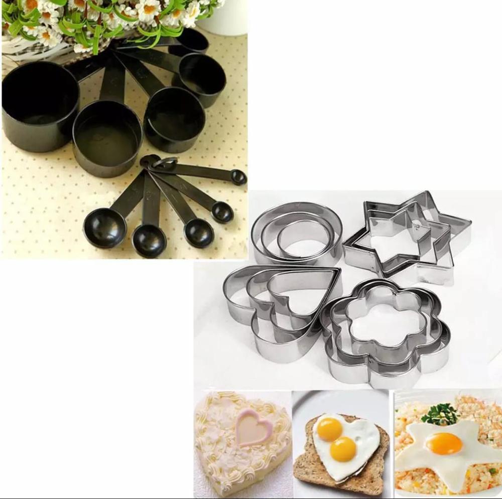 Cookies Cutters| Measuring Cups Spoon | Stainless steel Cookies Cutters