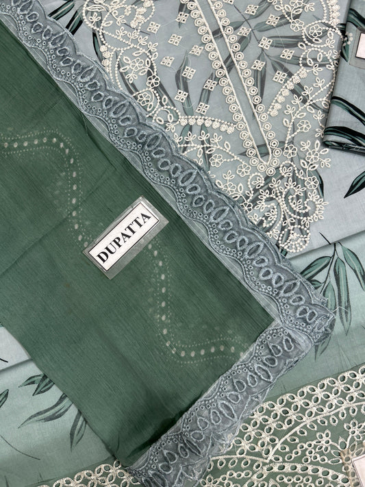 Nureh Lawn Collection 2026 โ Heavy Embroidered Lawn Suit with Chiffon Dupatta | Branded Lawn Dress ๐