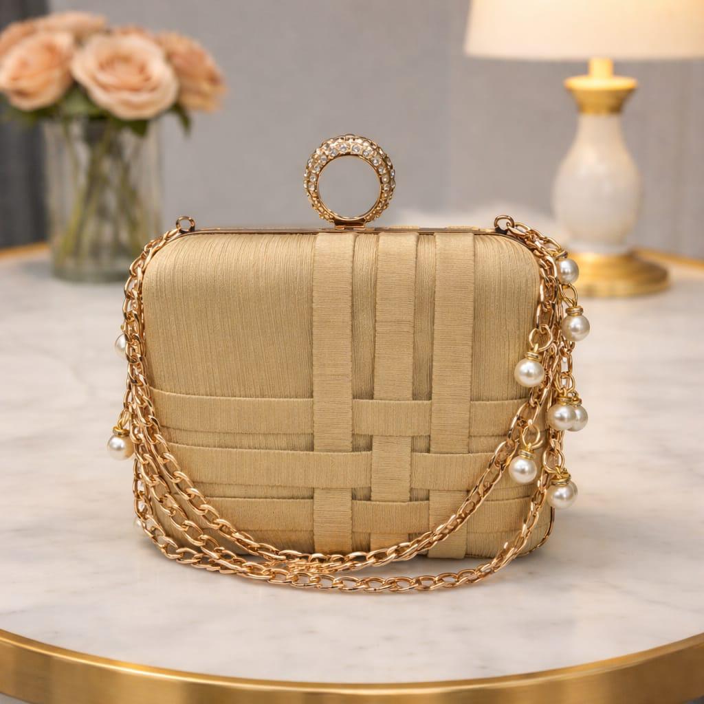 Stylish Hand Clutch for Girls | Top Lock Metal Clutch | Beautiful Hand Metal Clutch π