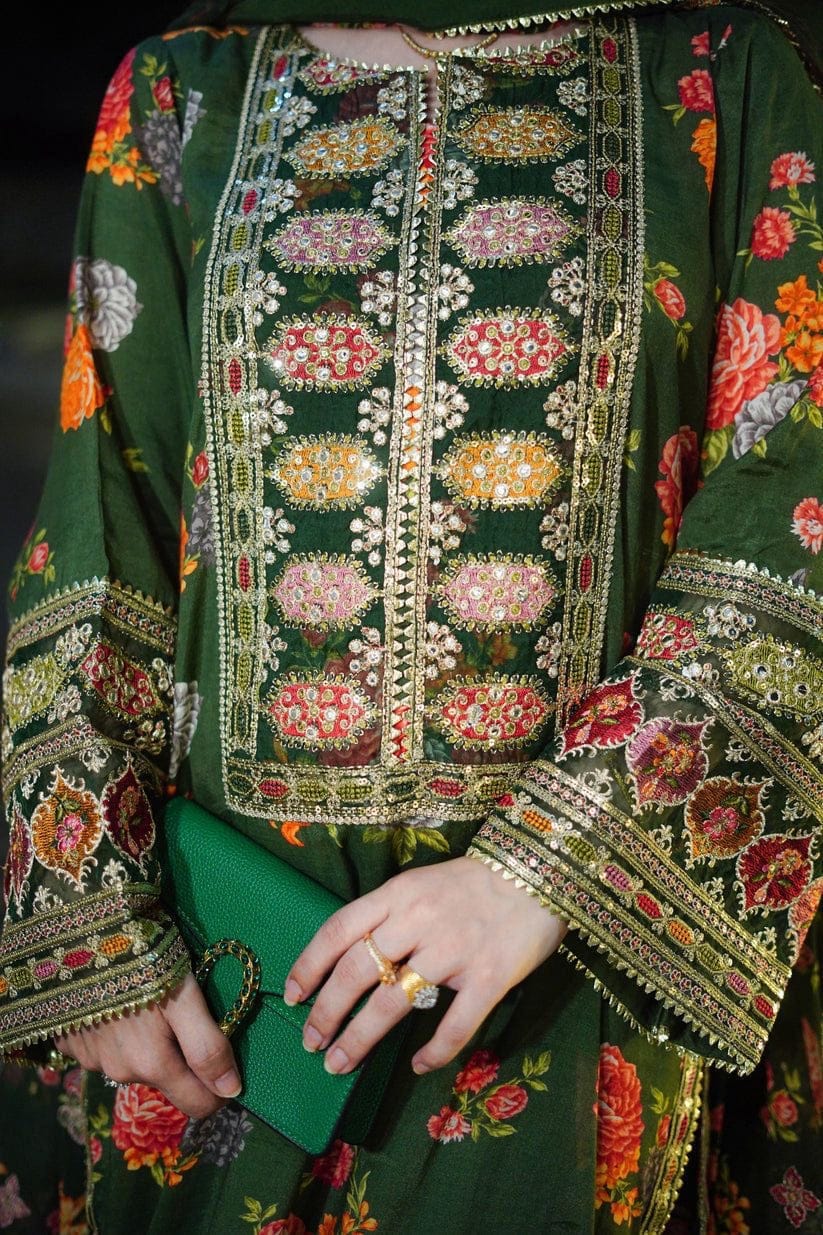 Stitched Silk Sequence Embroidery