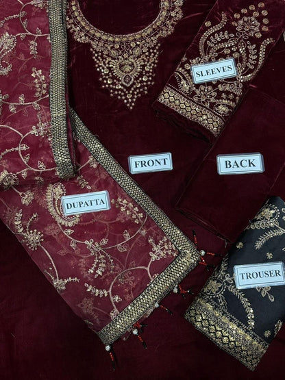 Jazmine Luxury Velvet Suit