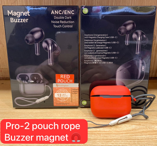 PRO2 Bluetooth Earbuds with Protective Cover