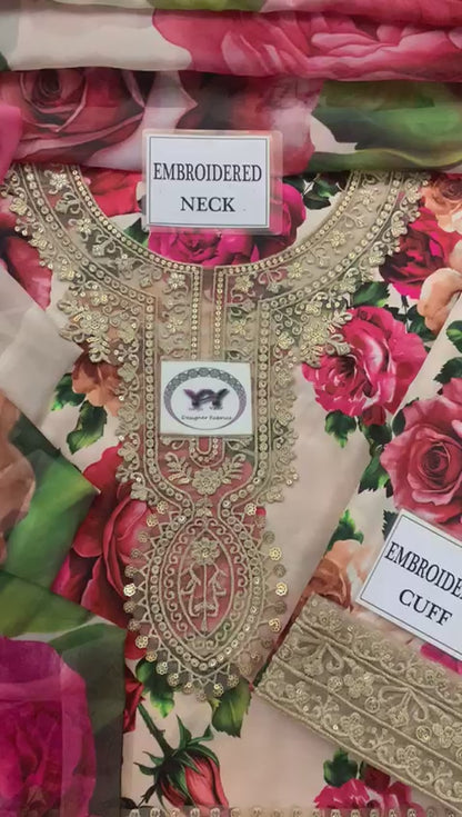 IZNIK Fantastic Digital printed Unstitched suit