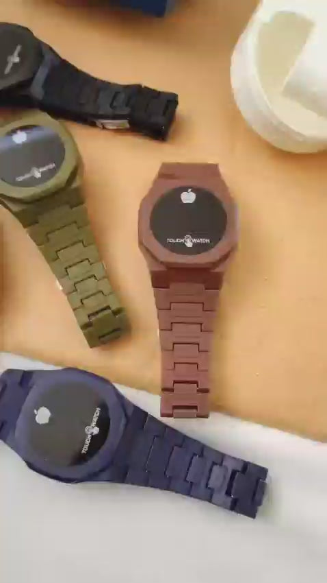 Aura Model LED Watch | Green LED Dial | Fiber Chain Watch | Digital Chain Watch ⌚