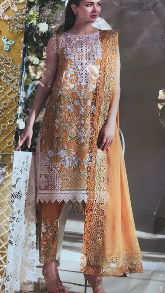 Sobia Nazir Luxury Lawn Collection 2026 | Chikankari Embroidered Lawn Suit | Embroidery Lawn Dress | Branded Lawn Suit