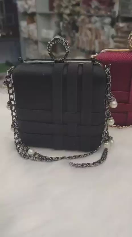 Stylish Hand Clutch for Girls | Top Lock Metal Clutch | Beautiful Hand Metal Clutch 😍