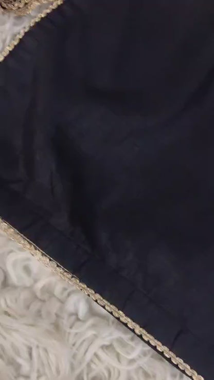 Eid Arrivle Sequins Embroidery Rawsilk Suit with Organza Dupatta | Branded Stitched Dress For Girl's