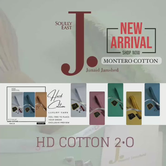 Montero Hard Cotton Men’s Dress | Junaid Jamshed Dress | Branded Dress For Men's | Hard Cotton Dress