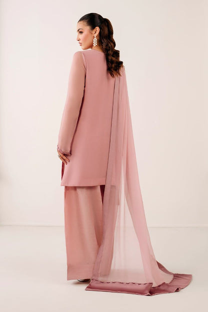 Baroque Luxury Chiffon 3PC Suit | Pearl Chiffon Dress | Stitched Stylish Dress | Formal Chiffon Dress