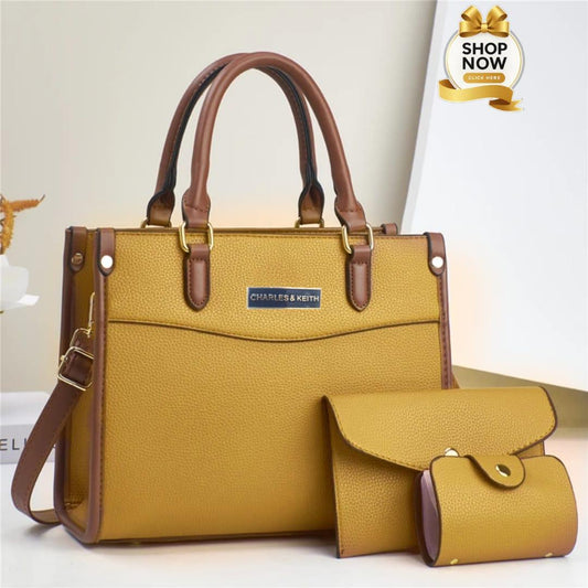 3pc C.K High Quality Bags for Women | Premium Ladies Bags in Pakistan | Stylish Bag's For Women ๐