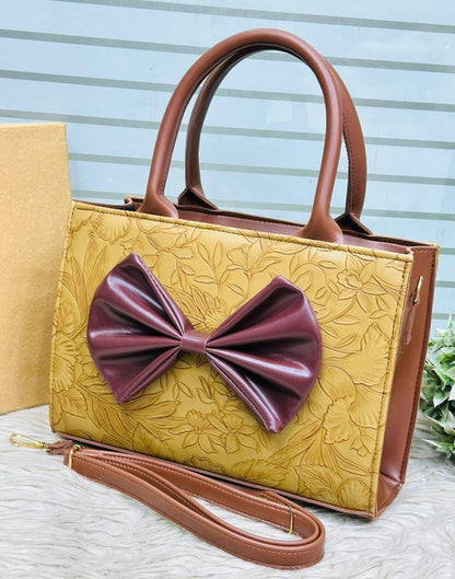 Master Quality Bow Style Printed Handbags for Women | Medium Size | Stylish & Unique Handbags |