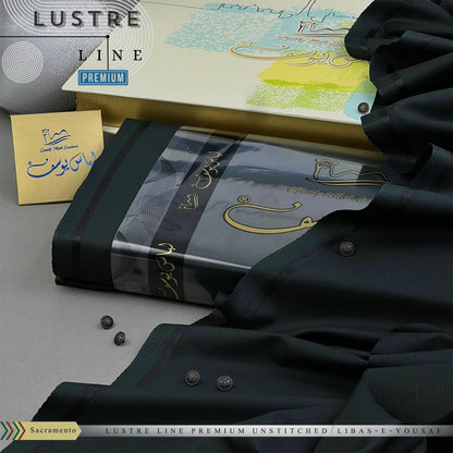Libas-e-Yousaf Premium Unstitched Fabric | Four-Season Luxury Fabric for Men | Libas-e-Yousaf Fabric | Branded Dress For Men's