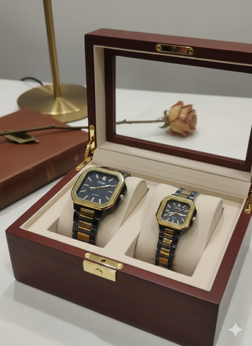 Beautiful Couple Watch| Couple Chain Watch| Couple Watch ⌚