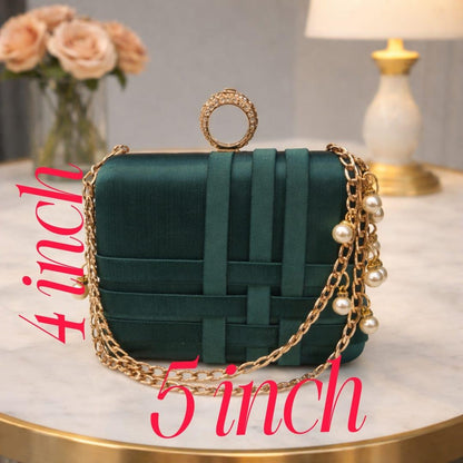 Stylish Hand Clutch for Girls | Top Lock Metal Clutch | Beautiful Hand Metal Clutch 😍