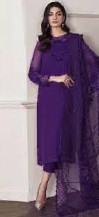 Baroque Fancy Dress|Chiffon Fabric