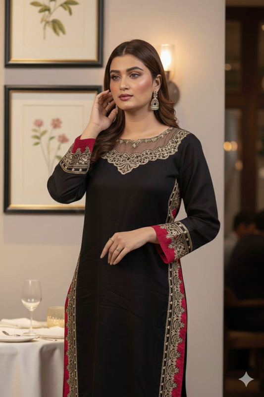 Elara 2pc Stone Linen for Women | Stylish 2-Piece Outfit Pakistan | Stylish Outfit For Girl's