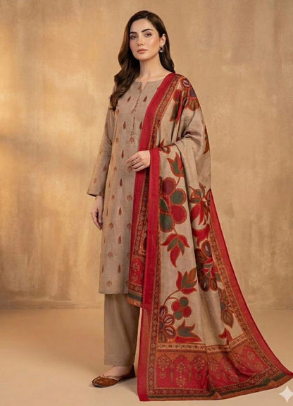 Wool Indian Pashmina Dress For Girl's And Woman| Wool Dress | Kamalkari Print Dress| Traditional Dress For Girl's