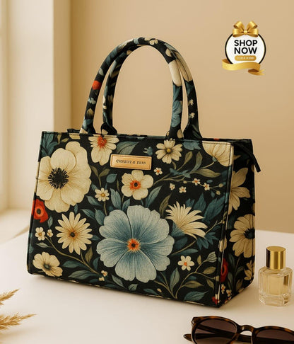 High Quality Big Size Canvas Tote Bag with Inside Pocket – Durable & Stylish | Beautiful Stylish Handbag 👜
