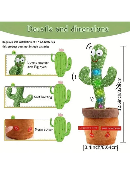 Dancing Cactus Toy | Talking & Singing Funny Toy for Kids | Kids Musical Toy 🧸