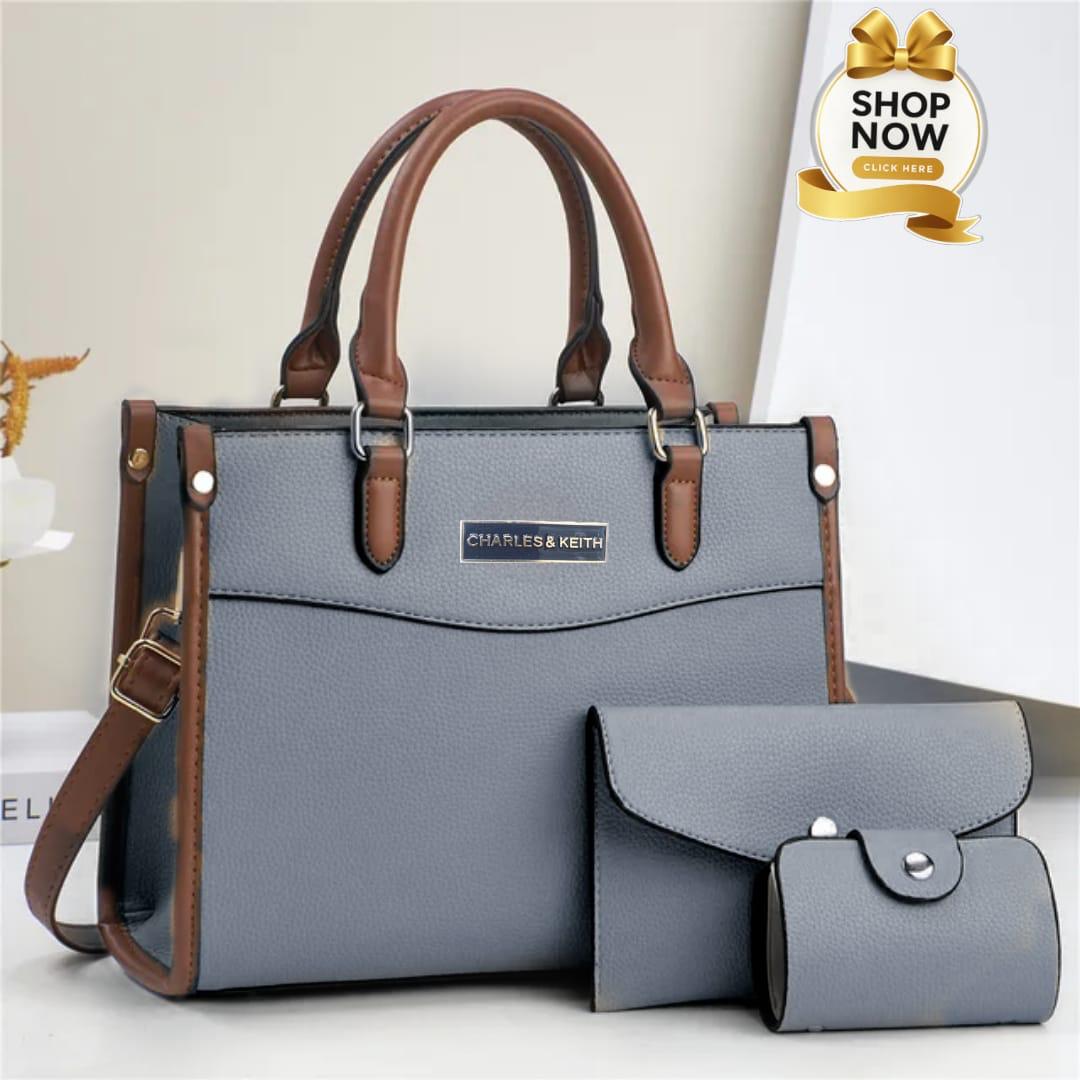 3pc C.K High Quality Bags for Women | Premium Ladies Bags in Pakistan | Stylish Bag's For Women 👜