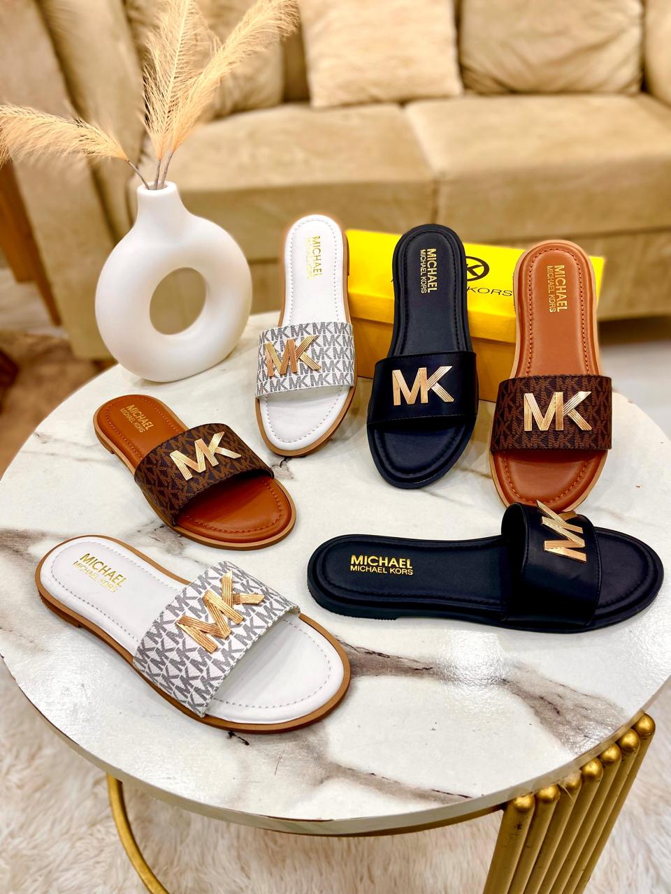 MK Flat Slipper| Branded Slippers For Girls|Michael Kors Slippers|New Arrivals