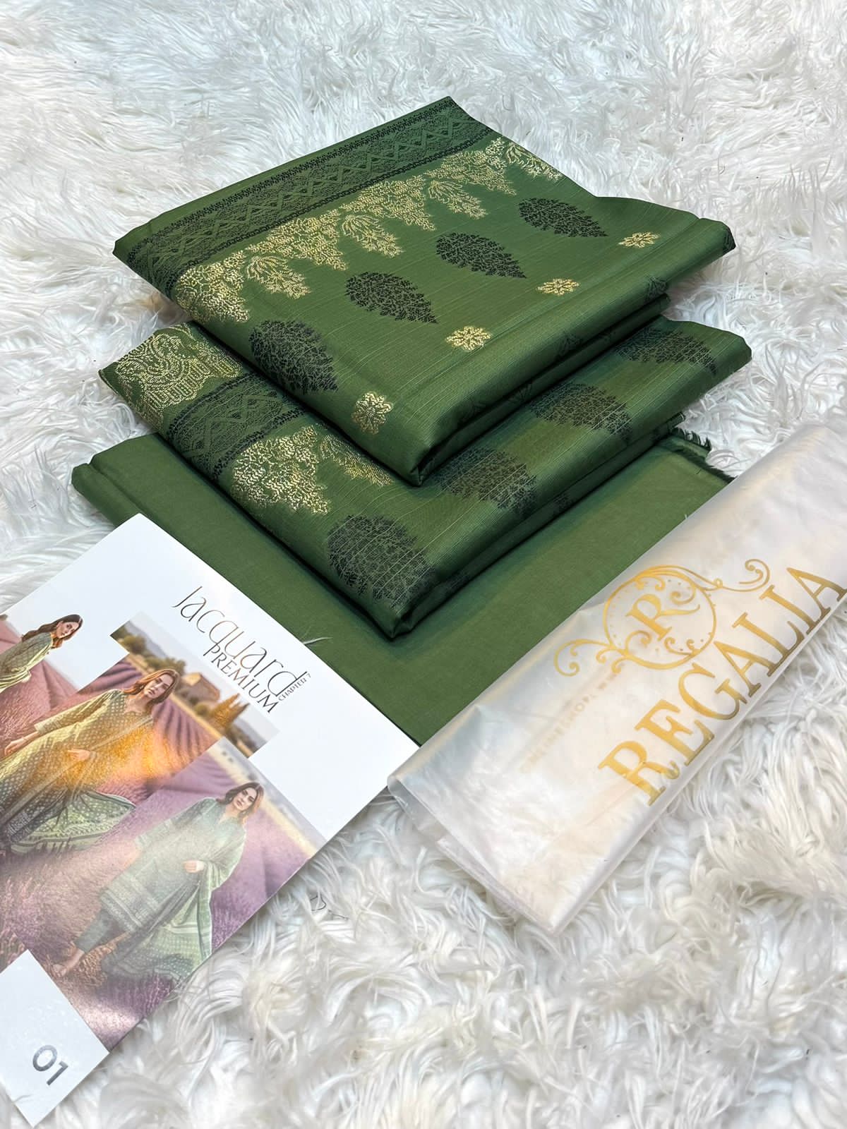 REGALIA Cotton Jacquard Collection 2026 | Digital Printed Jacquard Suit Original | Brand Dress For Girl's