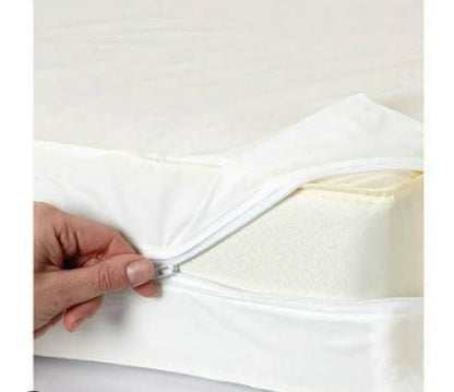 Double Mattress Cover Zippered | Waterproof Mattress Protector | Zip Mattress Cover