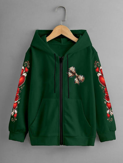 Girls Zipper Jacket 🧥| Hoodie For Girl's| Winter Fleece Fabric Jacket For Girl's