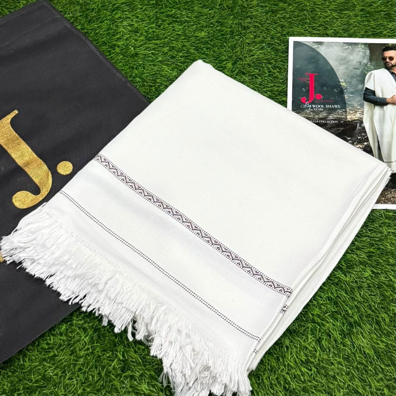 J.Mardana Shawl | Gent's Shawl | Soft Wool Shawl For Men's | Elegant Wool Shawl For Men's