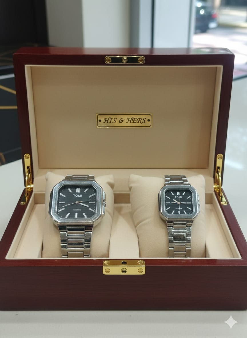 Beautiful Couple Watch| Couple Chain Watch| Couple Watch ⌚