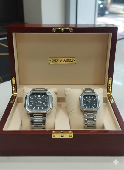 Beautiful Couple Watch| Couple Chain Watch| Couple Watch ⌚