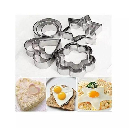 Cookies Cutters| Measuring Cups Spoon | Stainless steel Cookies Cutters