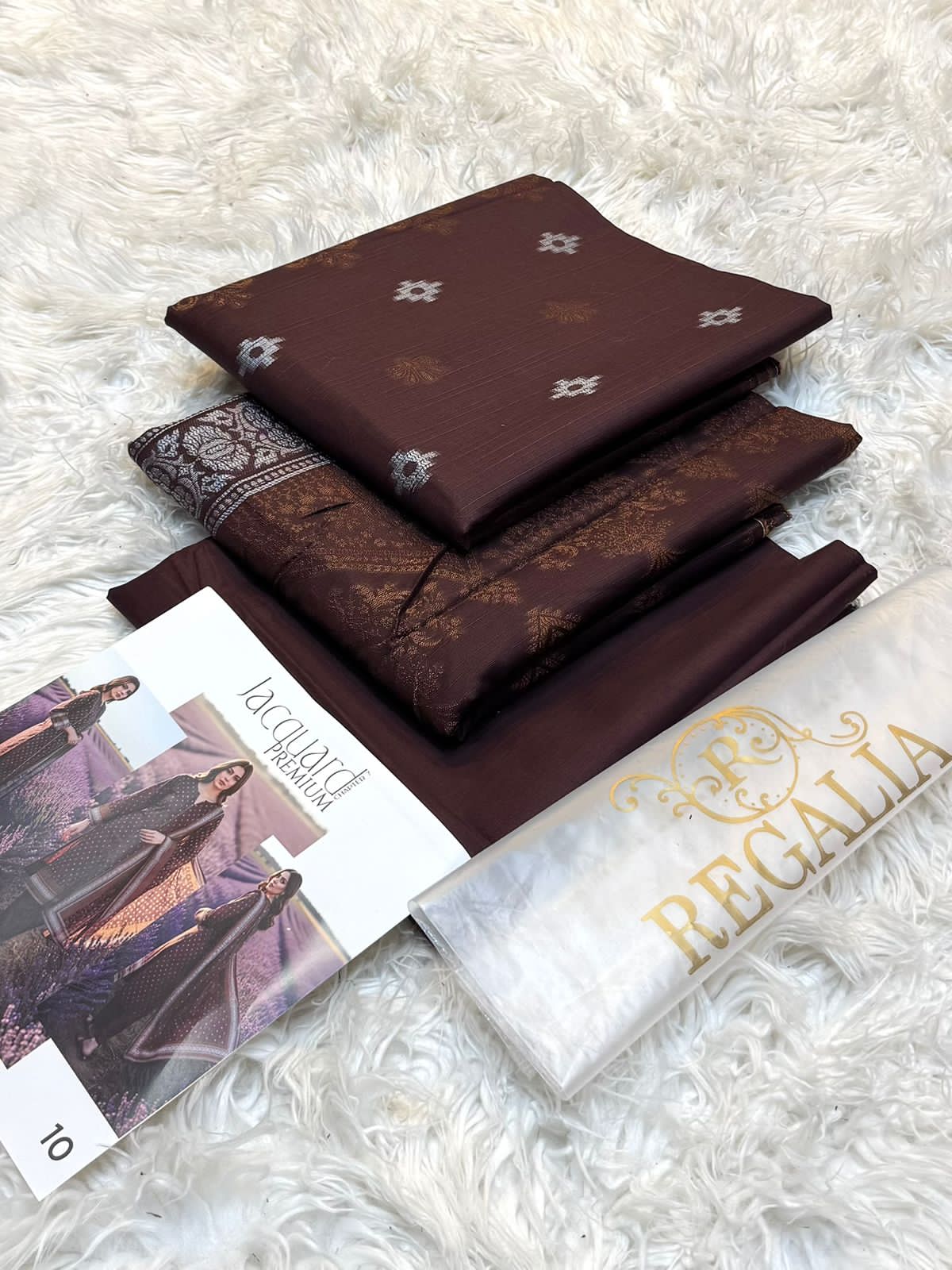 REGALIA Cotton Jacquard Collection 2026 | Digital Printed Jacquard Suit Original | Brand Dress For Girl's