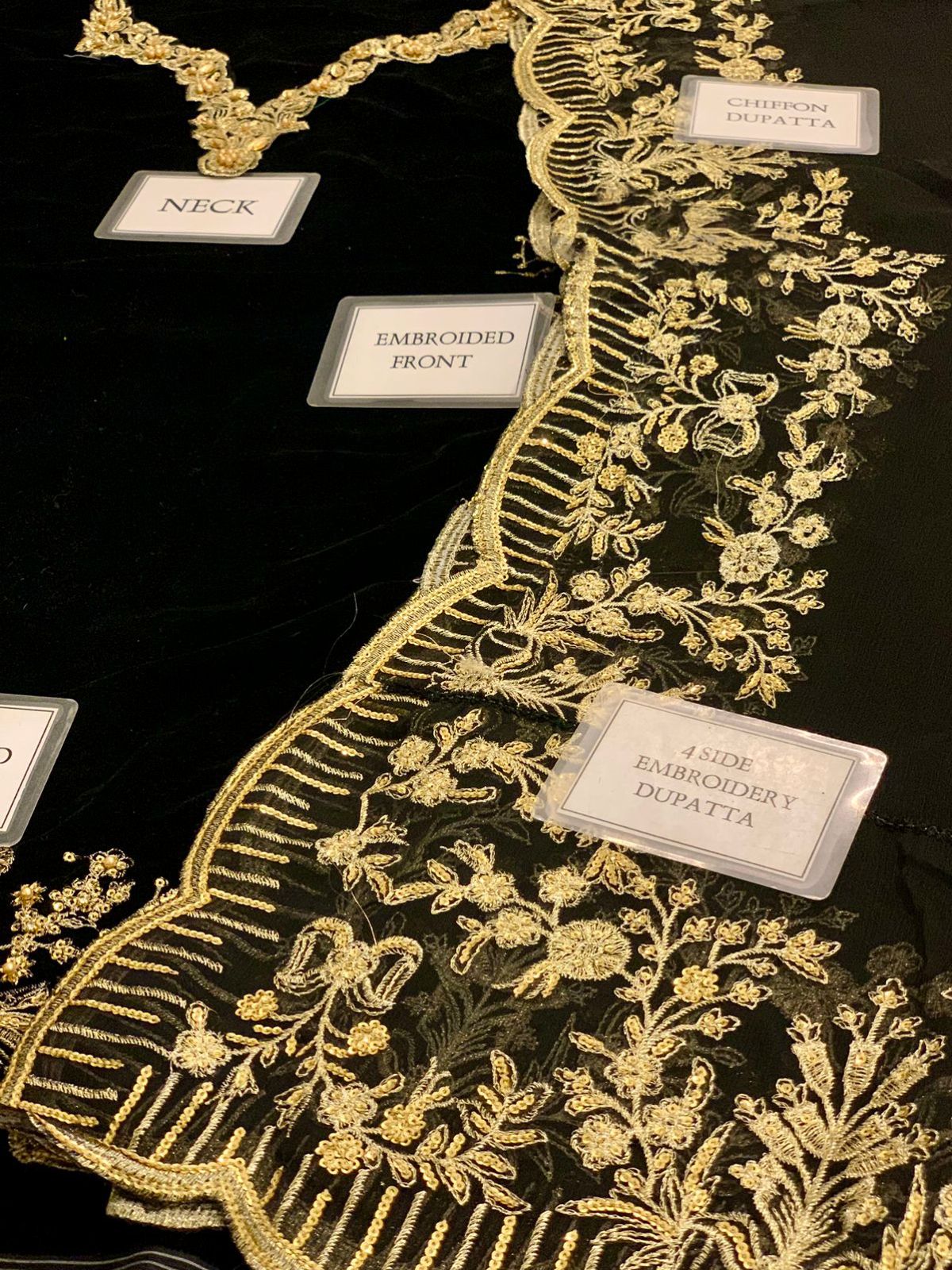 Inzik Velvet Fancy Dress| Velvet Heavy Embroidery Dress| New Velvet Dress