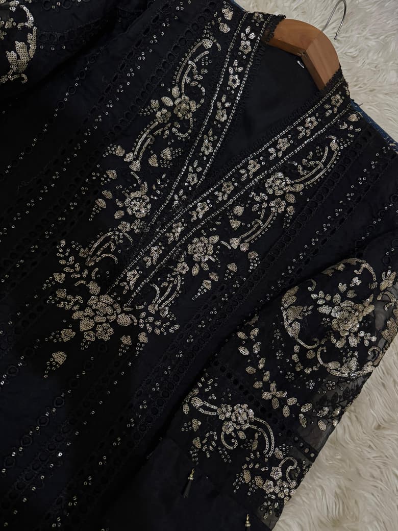 Party Dress For Girl's| Heavy Sequence Tilla Style Dress| Stitched Dress For Girl's| Embroidery Dress 🥻