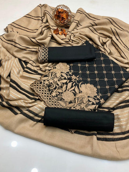 Dhanak Breeze Embroidery Dress| Girls Embroidery Dress| Winter Dress For Women| Velvet Border Duppata Dress| 2025 Winter Collection| Delivery Free 🆓