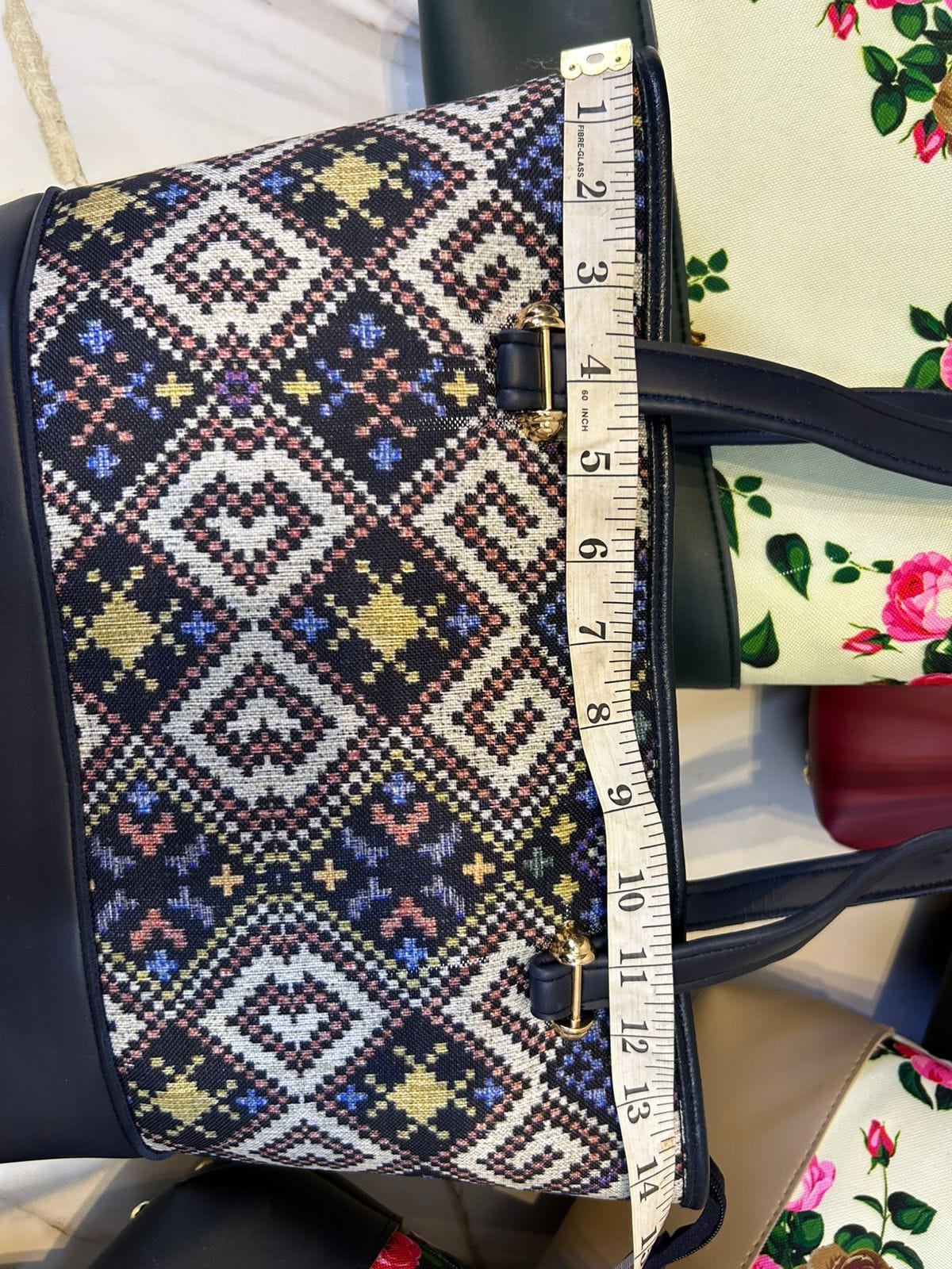 High Quality Printed 2 Piece Tote Bag With Wallet | Canvas & Regzine Bag's | Stylish And Beautiful Handbags