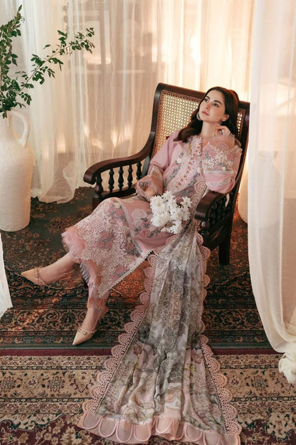 JADE Luxury Lawn Suit | Heavy Embroidered Lawn | Embroidery Lawn Dress