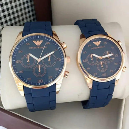 Stainless Steel Chronograph Couple Watch online in Pakistan |
Stylish & matching design Watches|
Premium quality watch ⌚| New Couple Watch ⌚