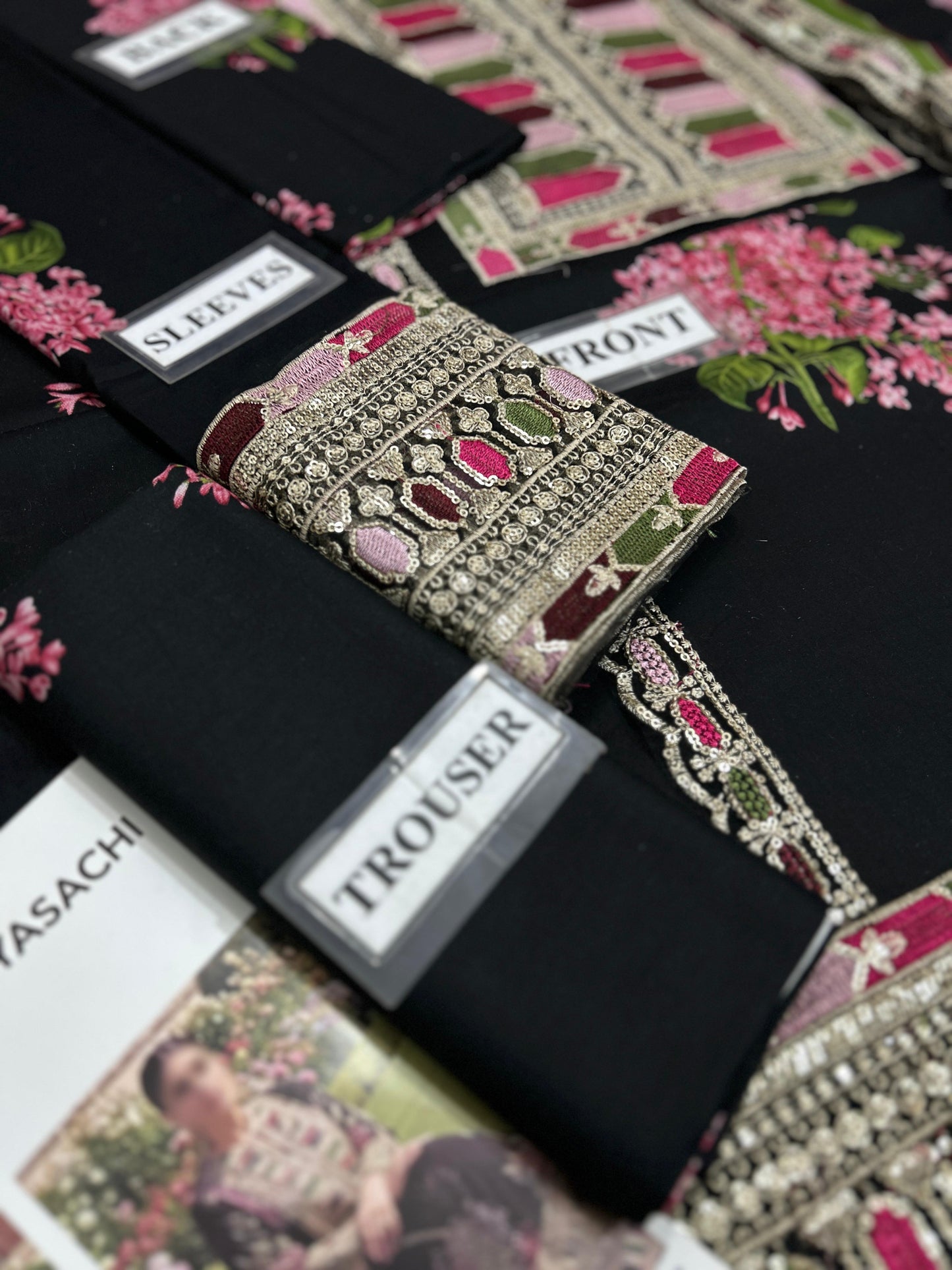 Sabyasachi Lawn Hit Code | Premium Lawn 2026 Unstitched 3PC  | Embroidery Lawn Dress | Branded Dress For Girl's