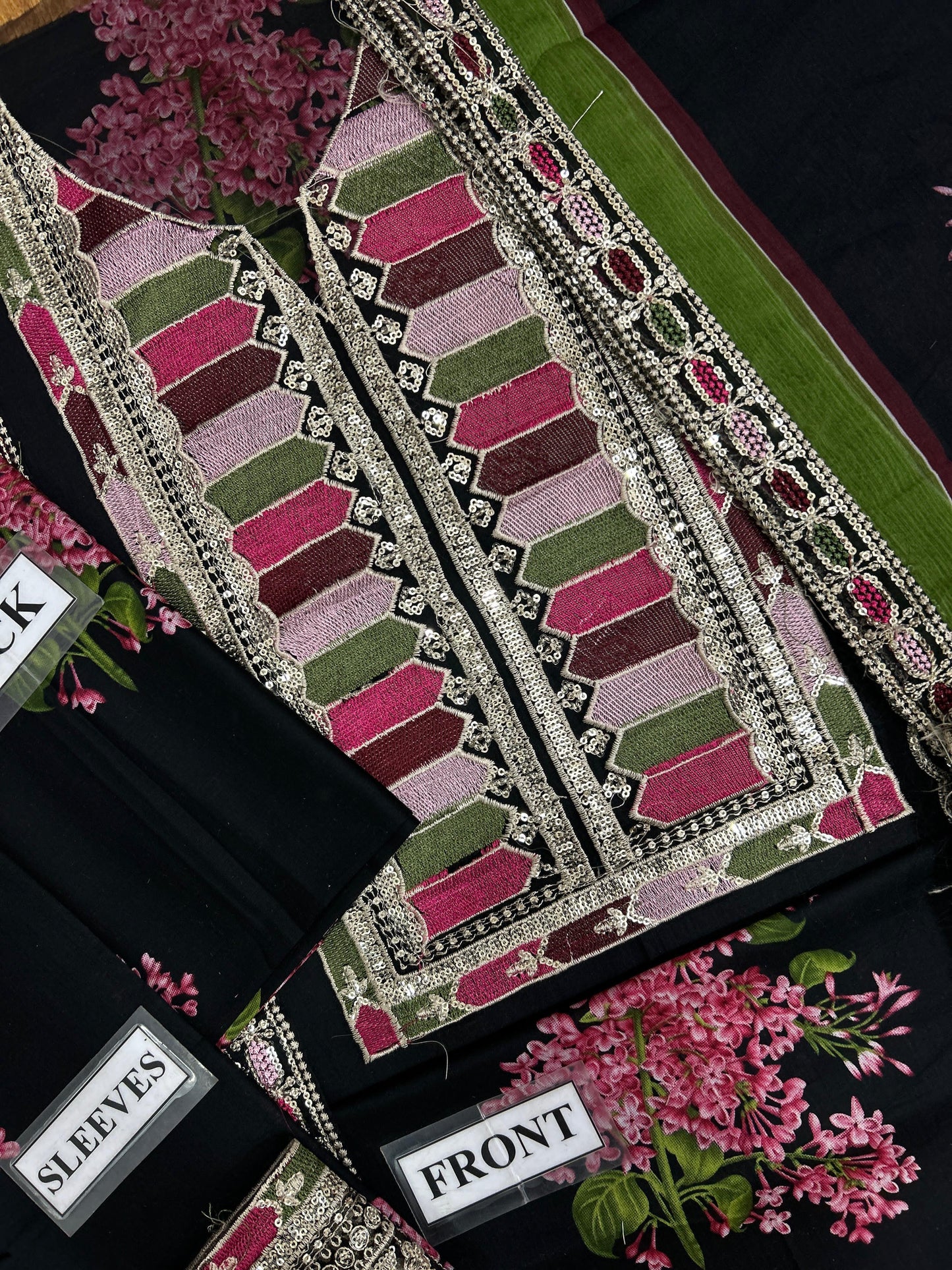 Sabyasachi Lawn Hit Code | Premium Lawn 2026 Unstitched 3PC  | Embroidery Lawn Dress | Branded Dress For Girl's