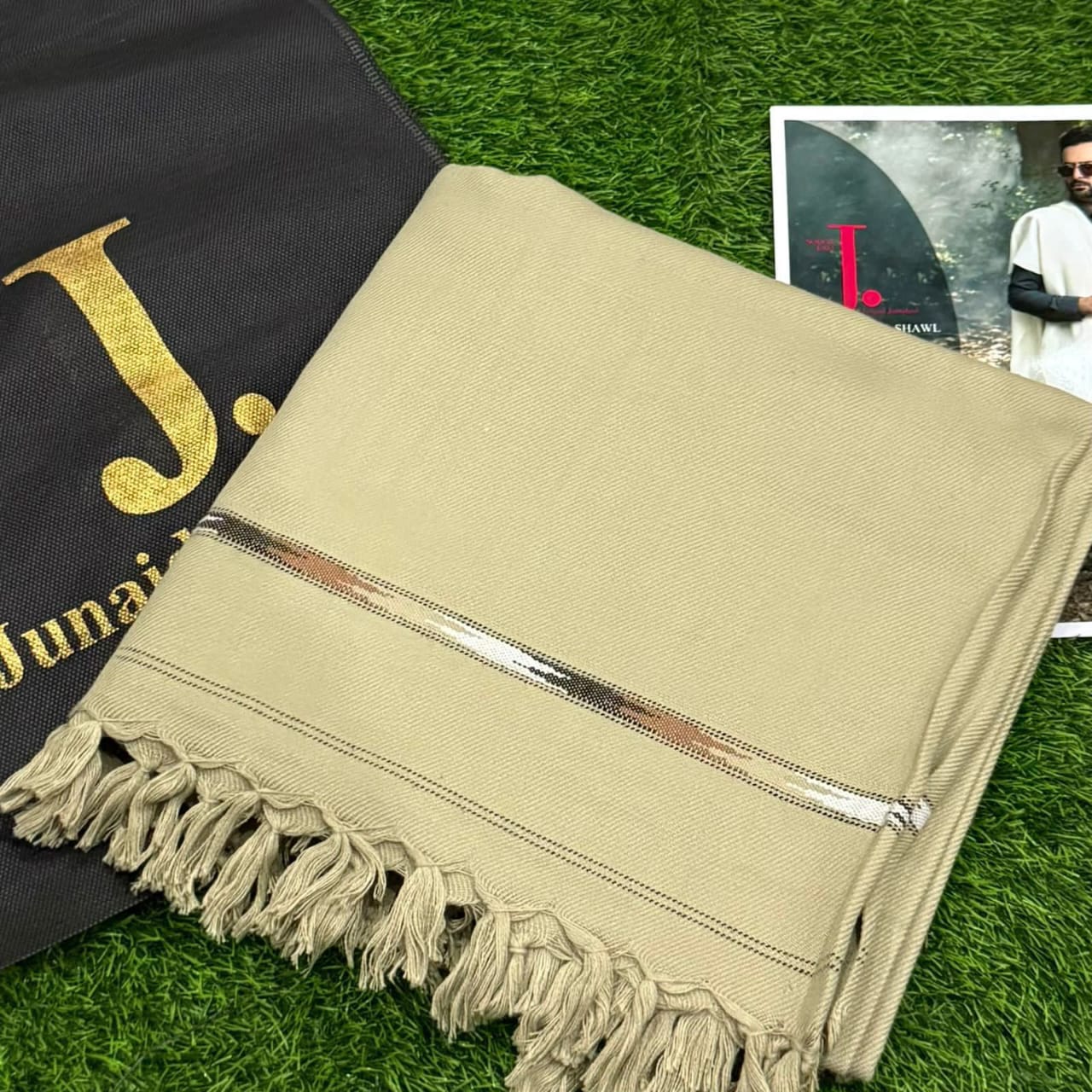 J.Mardana Shawl | Gent's Shawl | Soft Wool Shawl For Men's | Elegant Wool Shawl For Men's