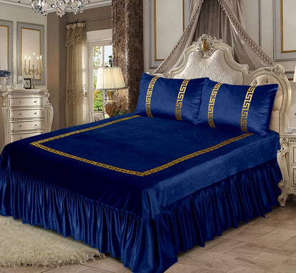 Velvet Bridal Bedsheet| Trending Bedsheets| Shiny Velvet Bedsheet| Beautiful Bedsheet| Velvet Bedsheet| Luxury Style Bedsheet