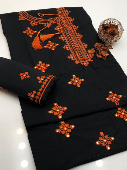 New Winter Collection| Polly Cotton 2 Piece Suit | Embroidery 2 Piece Dress