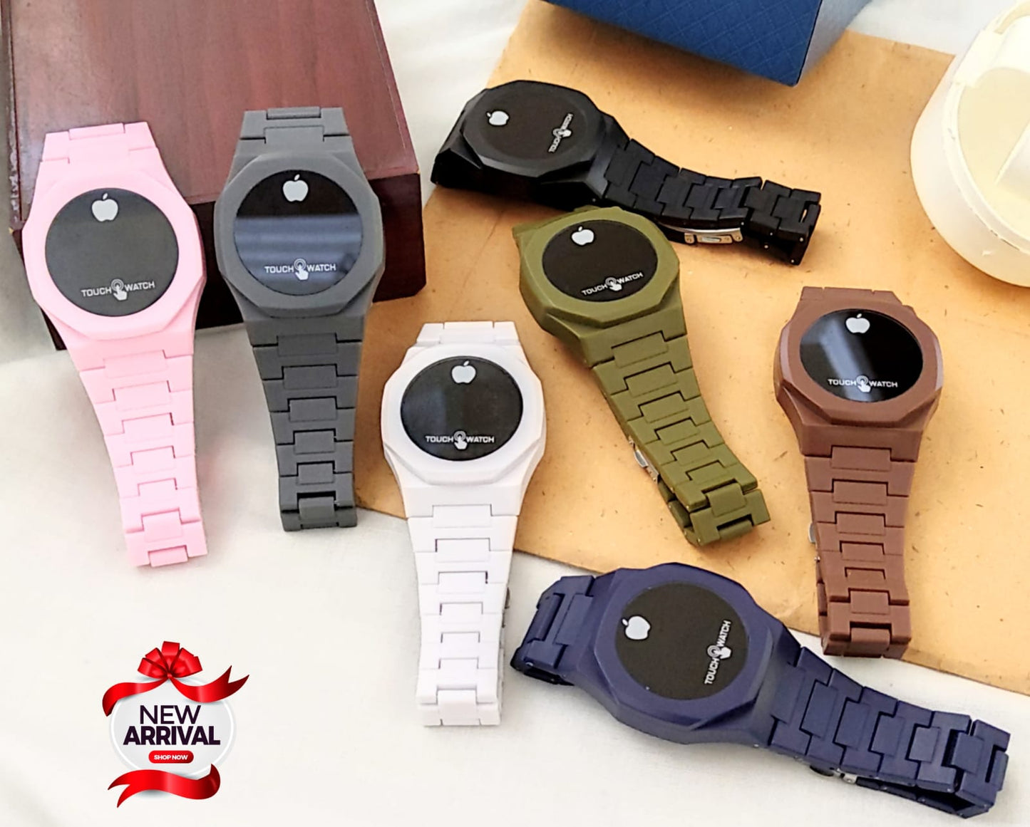 Aura Model LED Watch | Green LED Dial | Fiber Chain Watch | Digital Chain Watch ⌚