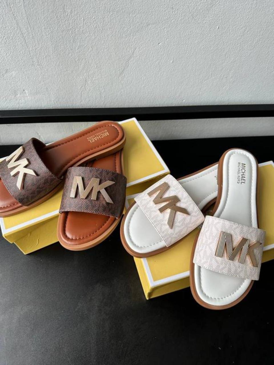 MK Flat Slipper| Branded Slippers For Girls|Michael Kors Slippers|New Arrivals